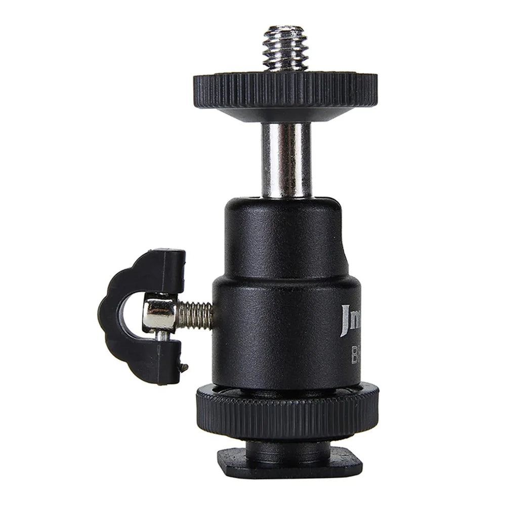 JMARY BH-02 360-Degree Rotating Tripod Adapter with 1 / 4 Screw for LED Lights, Monitors, Mic, Camera - 3
