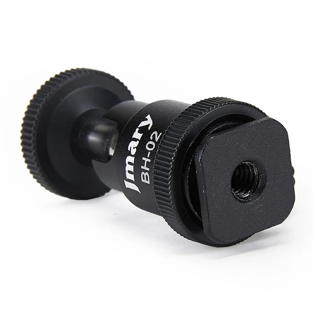 JMARY BH-02 360-Degree Rotating Tripod Adapter with 1 / 4 Screw for LED Lights, Monitors, Mic, Camera - 7