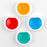 4Pcs Camera Filter for Instax Mini 11 / 12 Red Orange Green Blue Lens Filter Set - 1