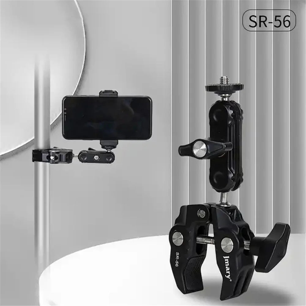 JMARY SR-56 For GoPro Action Camera Phone Holder Aluminum Camera Mount Clamp - 6