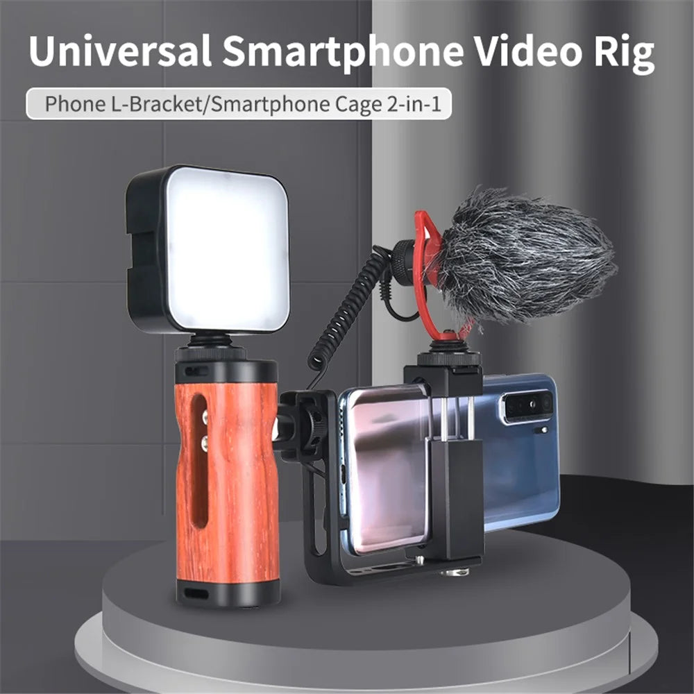 YELANGU LW102 Handheld L-Shape Mount Cell Phone Shooting Stand Kit Video Accessories - 4