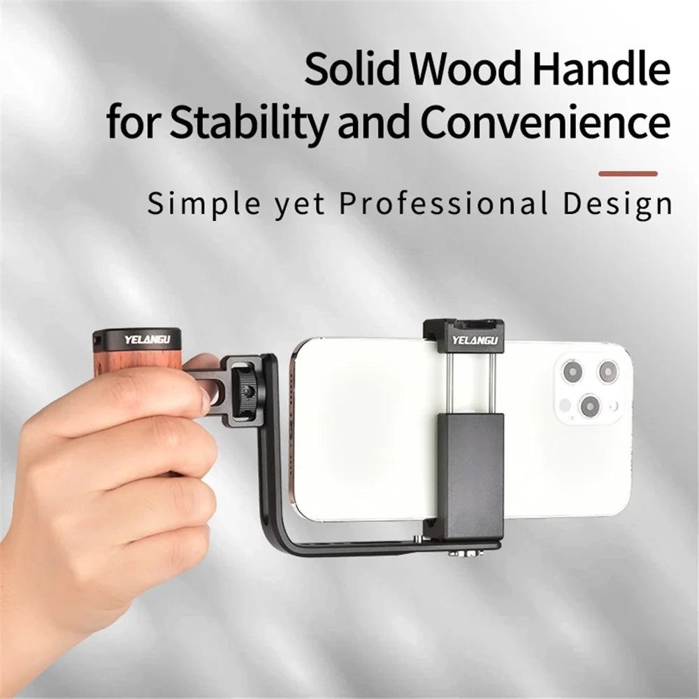 YELANGU LW102 Handheld L-Shape Mount Cell Phone Shooting Stand Kit Video Accessories - 7