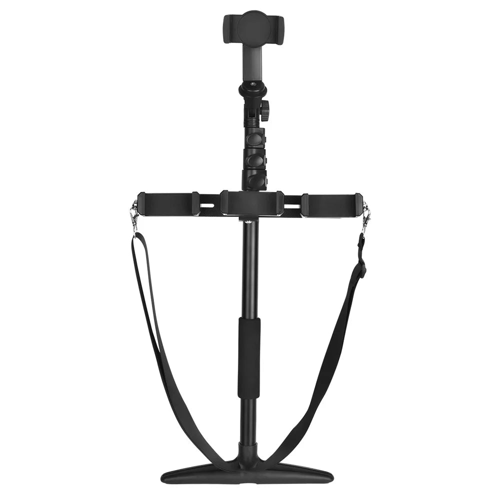 YELANGU LW103 Outdoor Cell Phone Selfie Stick with 4 Clips, Handheld Phone Holder - 2