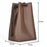 CWATCUN H60 For Canon Nikon Sony Waterproof PU Leather Camera Lens Bag, Size M - 5