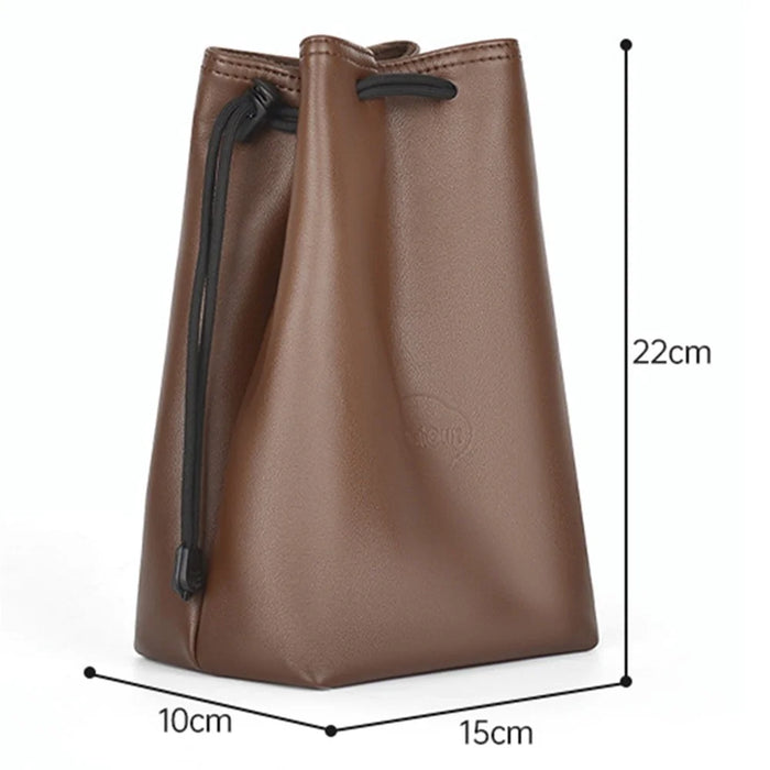 CWATCUN H60 For Canon Nikon Sony Waterproof PU Leather Camera Lens Bag, Size M - 5