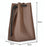 CWATCUN H60 Anti-scratch Camera Lens Bag PU Leather Drawstring Pouch, Size L - 5