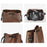 CWATCUN H60 Camera Lens Bag for Canon Nikon Sony PU Leather Drawstring Pouch, Size S - 2