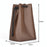 CWATCUN H60 Camera Lens Bag for Canon Nikon Sony PU Leather Drawstring Pouch, Size S - 5