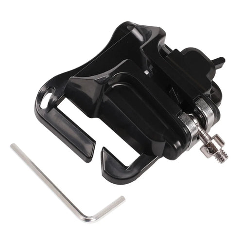 A648 Opened 1 / 4 Inch Screw Mount Quick Release Hanger ABS+Metal Camera Belt Clip Waist Belt Holster Holder - 1