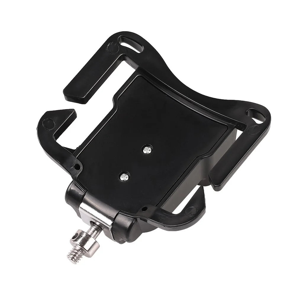 A648 Opened 1 / 4 Inch Screw Mount Quick Release Hanger ABS+Metal Camera Belt Clip Waist Belt Holster Holder - 2