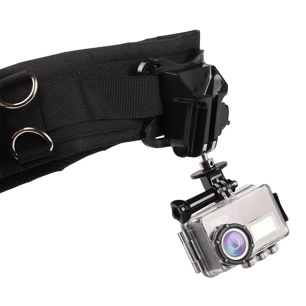 A648 Opened 1 / 4 Inch Screw Mount Quick Release Hanger ABS+Metal Camera Belt Clip Waist Belt Holster Holder - 6