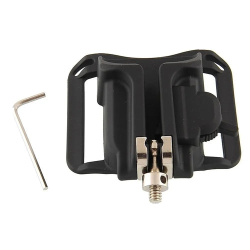 A649 Closed ABS+Metal Camera Belt Clip Waist Belt Holster Holder 1 / 4 Inch Screw Mount Quick Release Hanger - 1