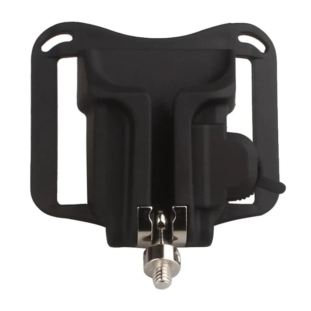 A649 Closed ABS+Metal Camera Belt Clip Waist Belt Holster Holder 1 / 4 Inch Screw Mount Quick Release Hanger - 3