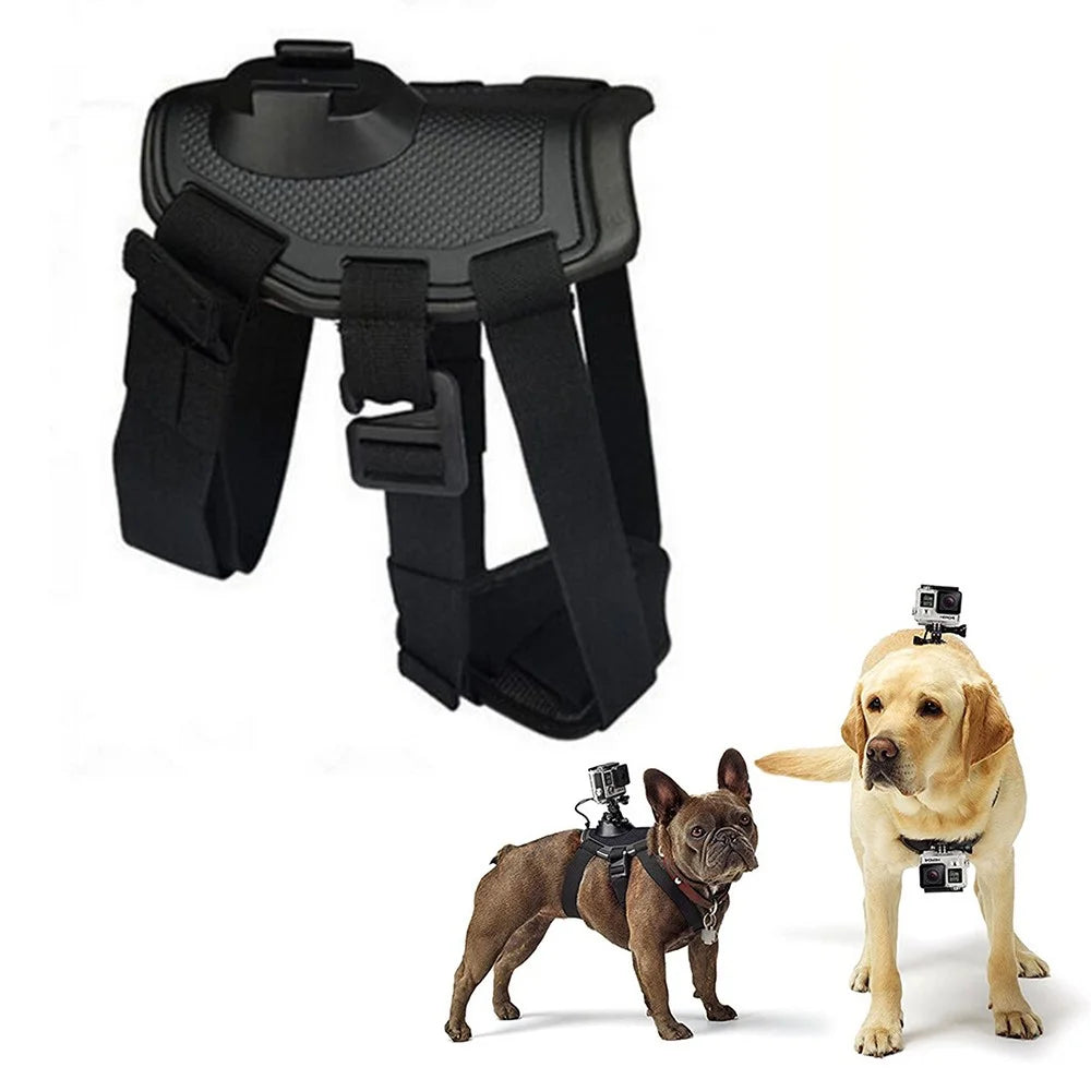 GP197 Action Camera Mount Pet Dog Harness Adjustable Chest Strap - 1