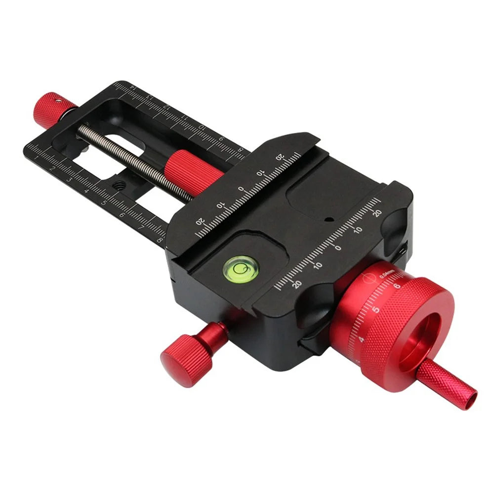 H045 Camera Tripod Slider Macro Slide Rail Photography Quick Release Plate Clamp Base - 2