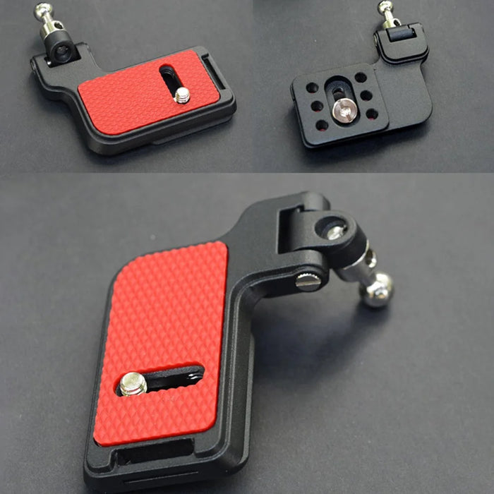 B025 Camera Tripod Gimbal Quick Release Plate for Hand Shoulder Strap Ball Head Lock - 6