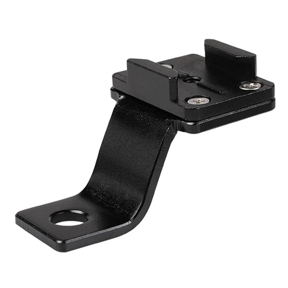 G082 For GoPro Action Camera Motorcycle Rearview Mirror Mount Bracket CNC Aluminum Alloy Camera Holder - Black - 1