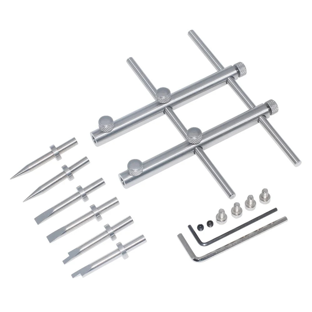 HS-6 Precise Lens Spanner Camera Lens Repair Removal Wrench Tool with 3 Pairs of Tips - 1
