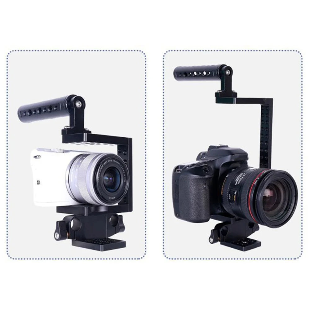 M130 Aluminum Alloy Anti-Shake Camera Cage Handheld Gimbal Stabilizer for Vlogging Live Streaming - 4