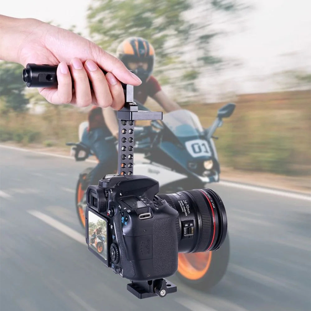M130 Aluminum Alloy Anti-Shake Camera Cage Handheld Gimbal Stabilizer for Vlogging Live Streaming - 6