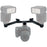 E019 Dual Hot Shoe Extension Bar Mount LED Fill Light / Flash Bracket Camera Accessories - 5