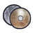 K064 2-in-1 Silver / Gold Photography Reflector Foldable Diffuser 30cm Round Hollow Center Light Reflector - 1