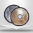K064 2-in-1 Silver / Gold Photography Reflector Foldable Diffuser 30cm Round Hollow Center Light Reflector - 2