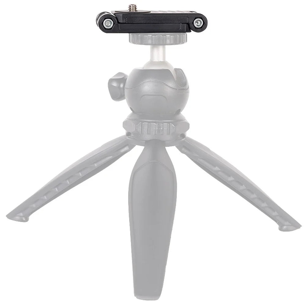 B037 For GoPro Camera Z-Shaped Folding Mounting Plate Quick Release Plate Mount Base - 2