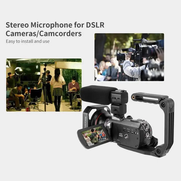 ORDRO CM530 Video Recording Microphone 3.5mm Stereo Plug Noise Reduction Mic for Camera - 4