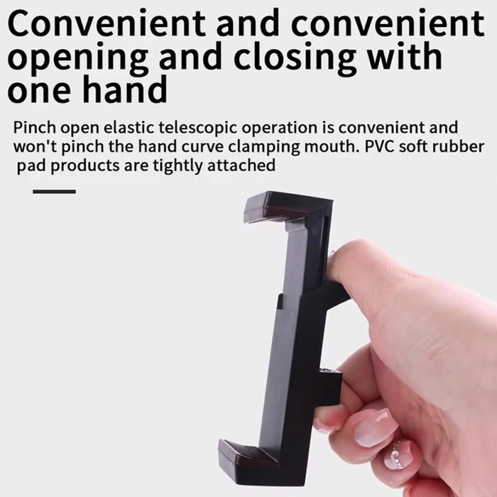 A016 Multifunctional Horizontal Vertical Mobile Phone Holder Clip for Tripod - 5