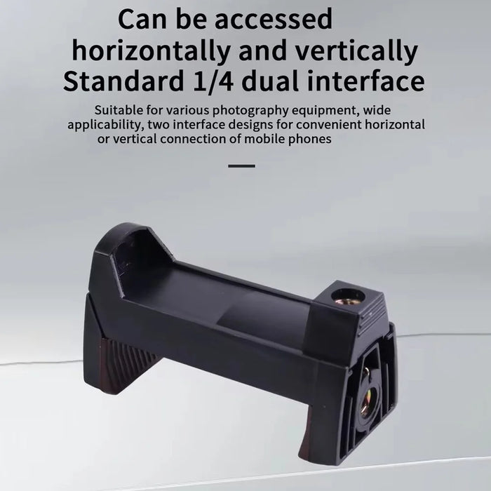 A016 Multifunctional Horizontal Vertical Mobile Phone Holder Clip for Tripod - 6