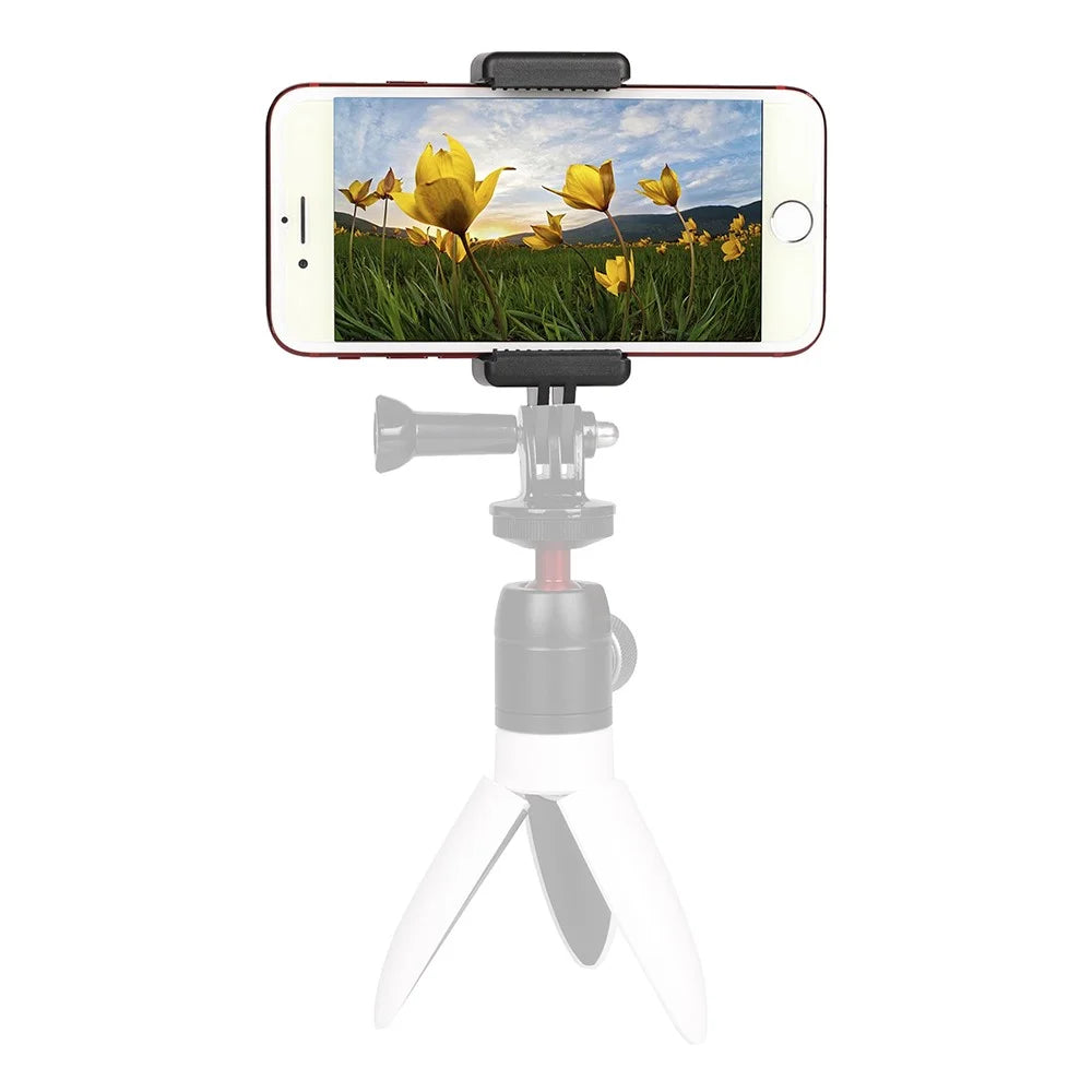 D012 for GoPro Hero 7 / 6 / 5 / 4 / 3 / 2 / 1 Retractable Tripod Phone Clip with 1  /  4" Screw Adapter - 7