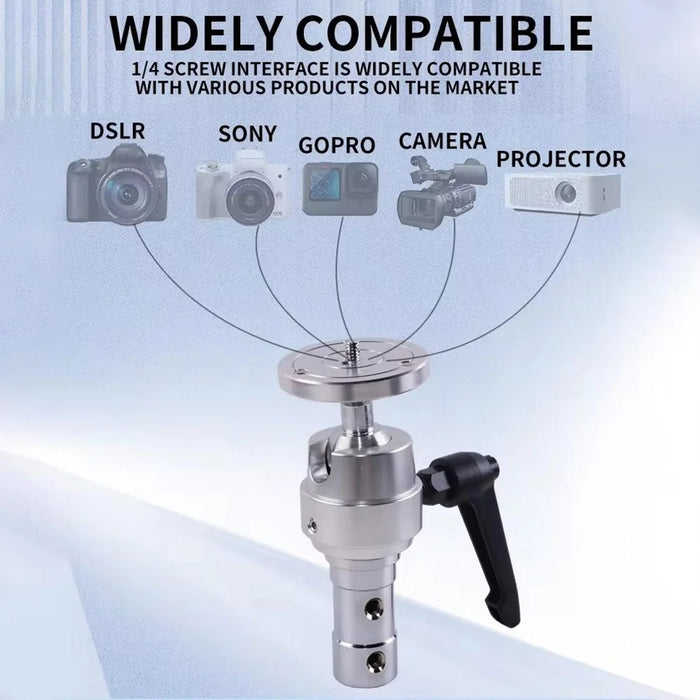 Z058 High Strength Aluminum Alloy Gimbal Bracket Photograph Adapter for Tripod - 5