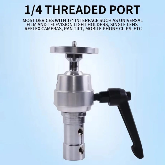 Z058 High Strength Aluminum Alloy Gimbal Bracket Photograph Adapter for Tripod - 6