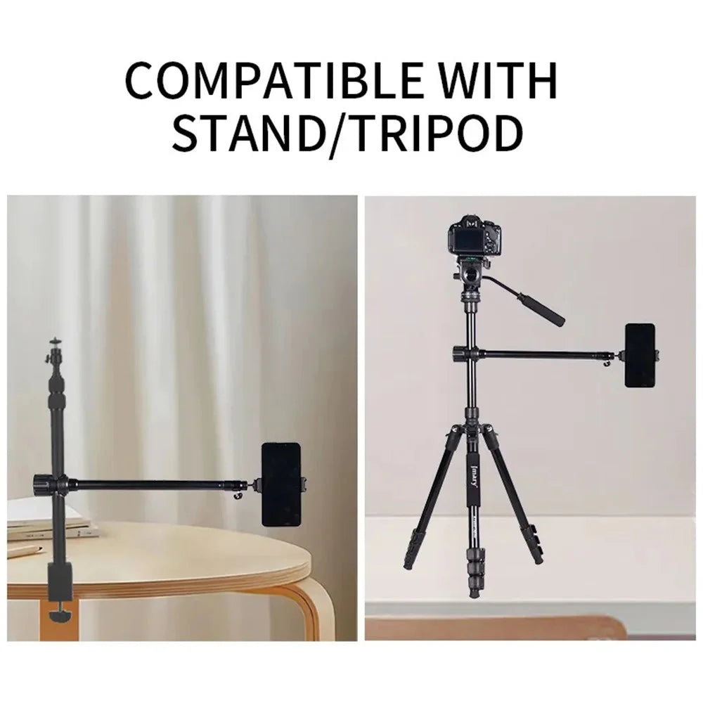 JMARY MT-21 Desktop Livestream Shooting Arm Aluminum Alloy Tripod Extension Rod - 3