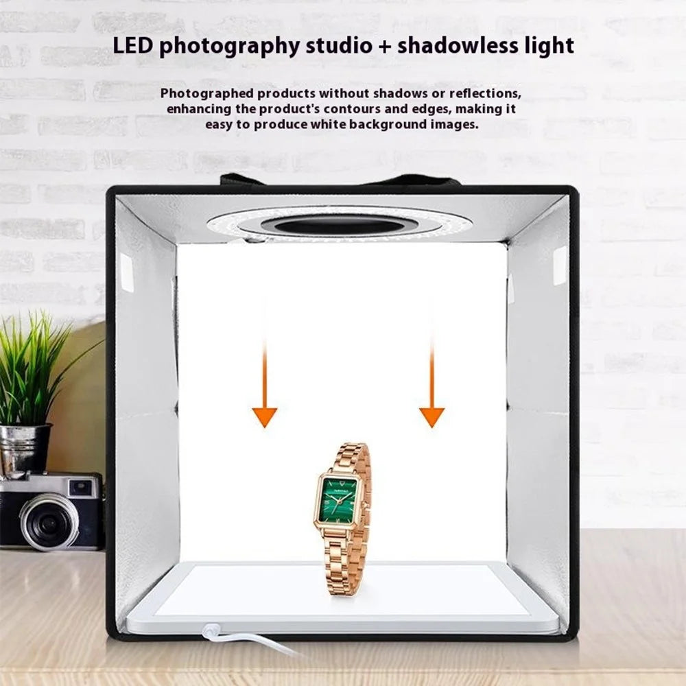 PULUZ PKT3200 30cm Portable Folding Photo Studio Light Box LED Photography Tent with Shadowless Light - 5