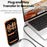 TOOCKI TX125 USB-C Female to USB-C Male Elbow 240W Fast Charging Data Cable with Foldable Stand for Gaming - 4