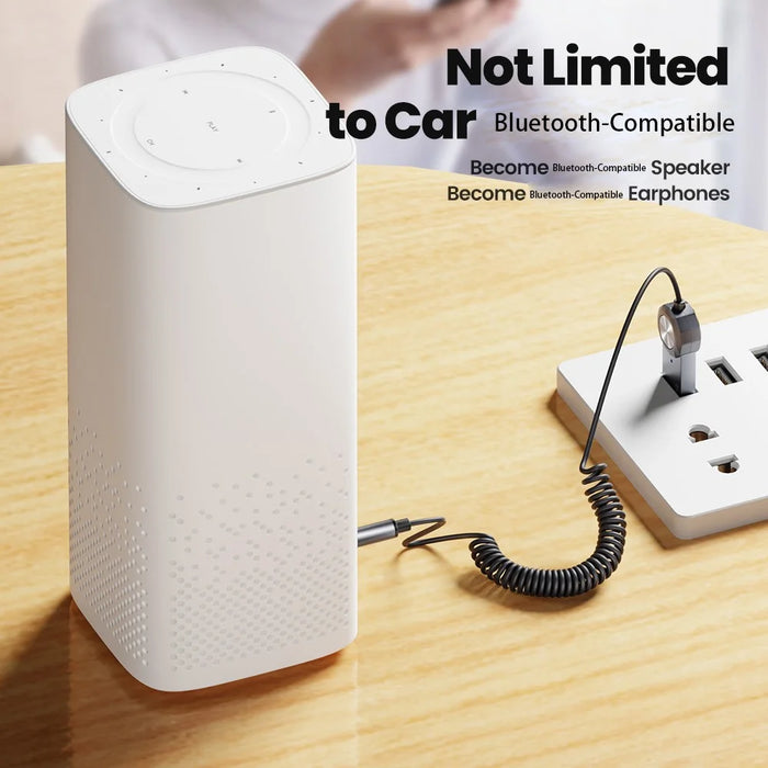 TOOCKI TQ-BT02 Car AUX Bluetooth-compatible Adapter 5.4 3.5mm USB Audio Receiver for Car Speaker - 7