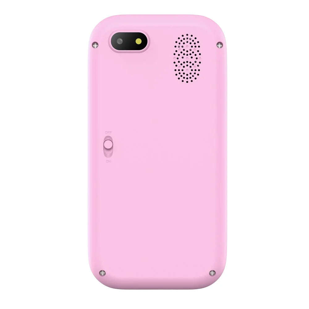W9 Cartoon Design 2.8-inch Screen Kids Camera Game Alarm Clock Rechargeable HD Camera Toy - Pink - 3