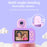 H19 2.4 inch Screen Children Camera 180-Degree Flip Camera Len with Tripod / 32G Memory Card - Purple - 5
