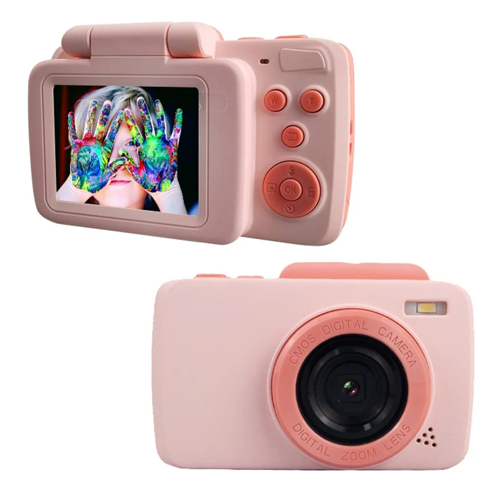 KDC-008A 2.4-Inch Screen Children Camera Flip Design Kids Camera Toy Toddler Birthday Gift - 2