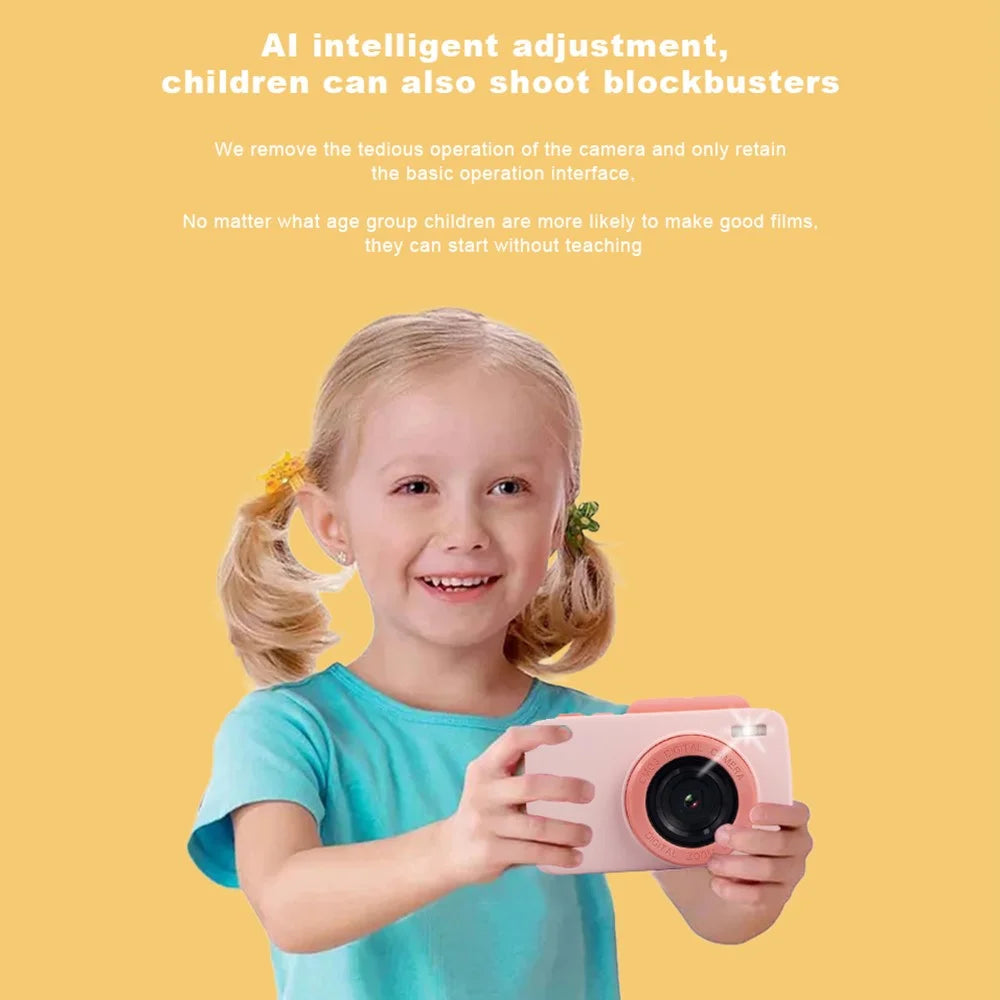 KDC-008A 2.4-Inch Screen Children Camera Flip Design Kids Camera Toy Toddler Birthday Gift - 3