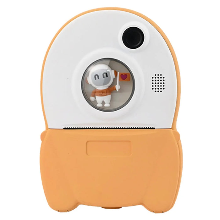 KDC-0013A Children 2.4 inch Screen Toy Camera Instant Photo Printer Mini Printing Device for Kids - Yellow - 1