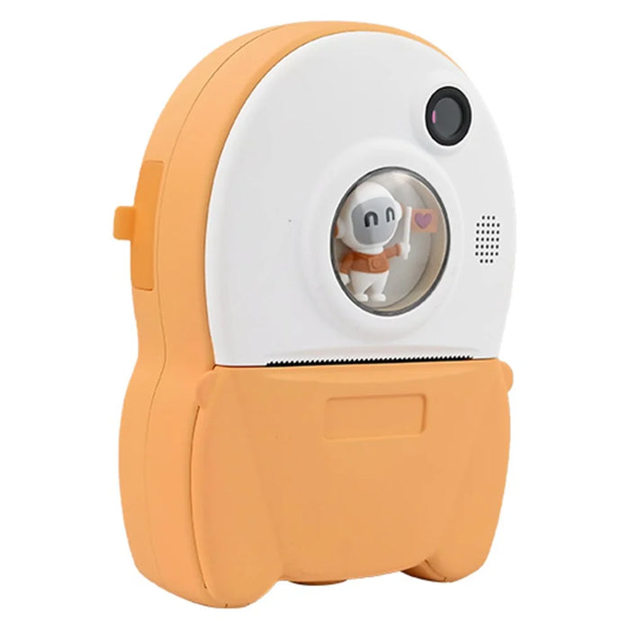KDC-0013A Children 2.4 inch Screen Toy Camera Instant Photo Printer Mini Printing Device for Kids - Yellow - 3
