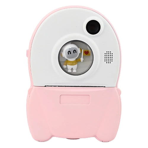 KDC-0013A Kids Toy 2.4 inch Screen Camera Instant Photo Printer with 32G TF Card+Card Reader - Pink - 1