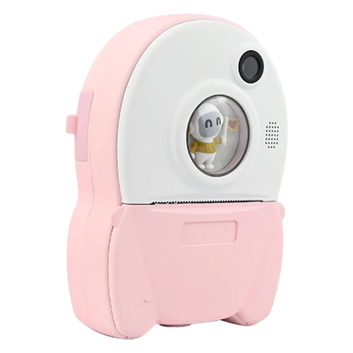 KDC-0013A Kids Toy 2.4 inch Screen Camera Instant Photo Printer with 32G TF Card+Card Reader - Pink - 3