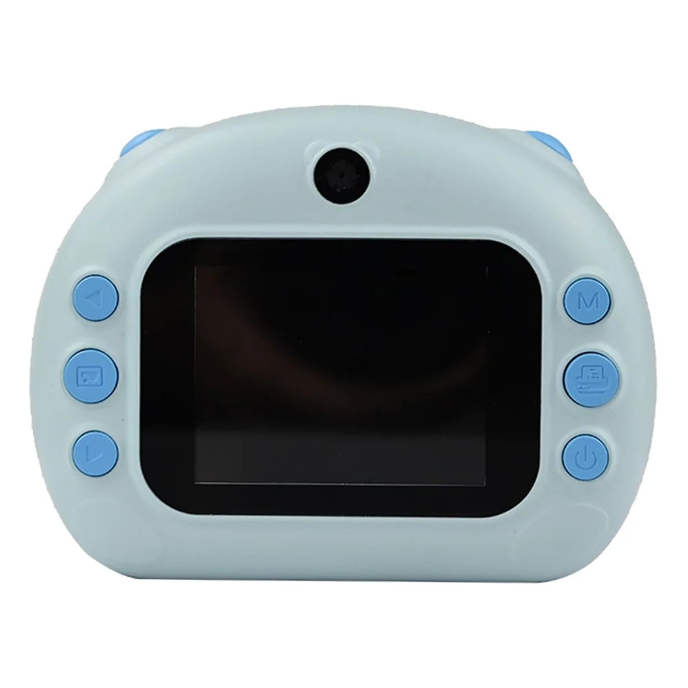 KDC-0013B 2.4 inch Screen HD Kids Instant Camera Dual Lens Thermal Printing Camera Toy - Blue - 3