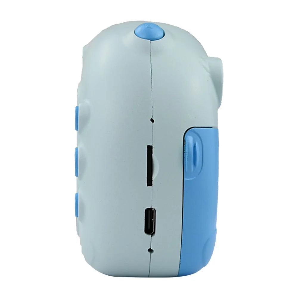 KDC-0013B 2.4 inch Screen HD Kids Instant Camera Dual Lens Thermal Printing Camera Toy - Blue - 5