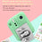 KDC-0013E HD 2.4 inch Screen Kids Camera Thermal Inkless Photo Printer with 32G TF Card+Card Reader - Green - 7