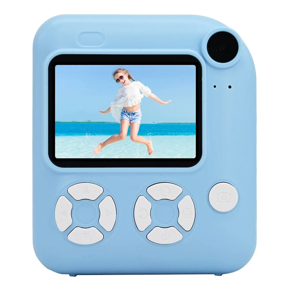 KDC-0013E 2.4-inch Screen Dual Lens Kids Instant Camera Photo Thermal Printing Camera Toy - Blue - 2